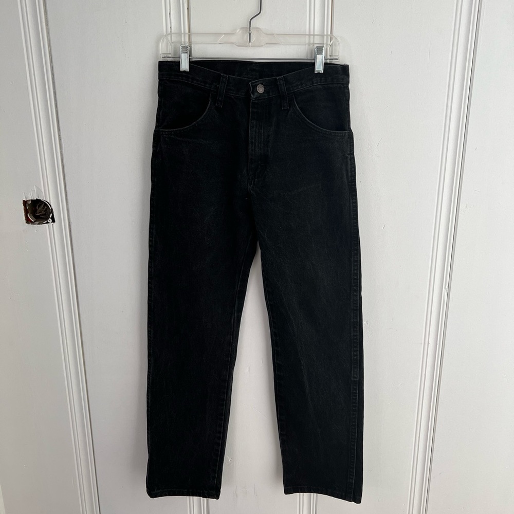 Vintage Slight Wash Black Jeans 30x30